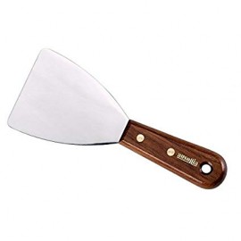 Spatola inox bordi tondi