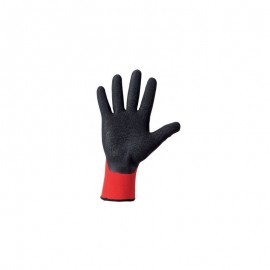 Guanti dorso rosso palmo NBR