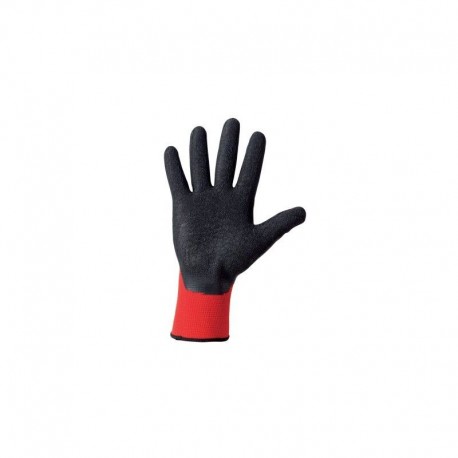 Guanti dorso rosso palmo NBR