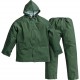 Impermeabile verde antistrappo giacca pantalone