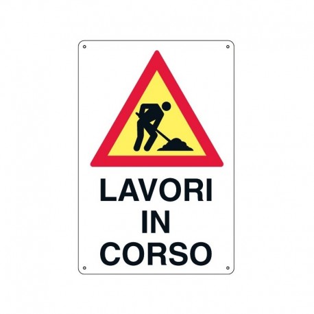 Cartello cantiere lavori in corso