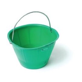 Secchio plastica verde extra