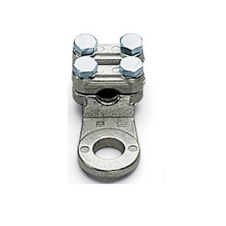 Morsetto capicorda in ottone nichelato d. 10