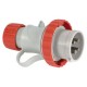 Adattatore industriale CE da IP67 a 3x2 prese + terra 16A